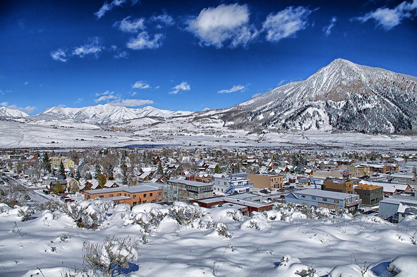 Crested Butte in winter